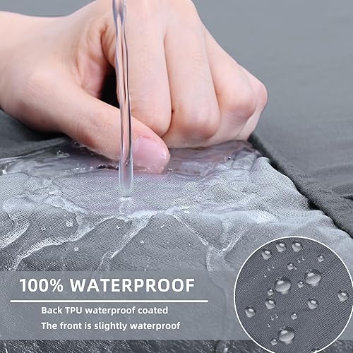 Miniatura 3 de hyha Fundas impermeables para cojines de sofá, fundas lavables para sofá seccional, fundas para sofá en forma de L y chaise para perros, protector