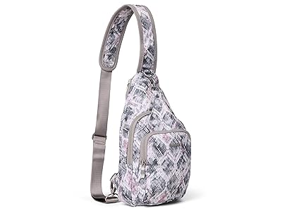 Baggallini Central Park Sling Backpack Bags Boa Print, Nylon