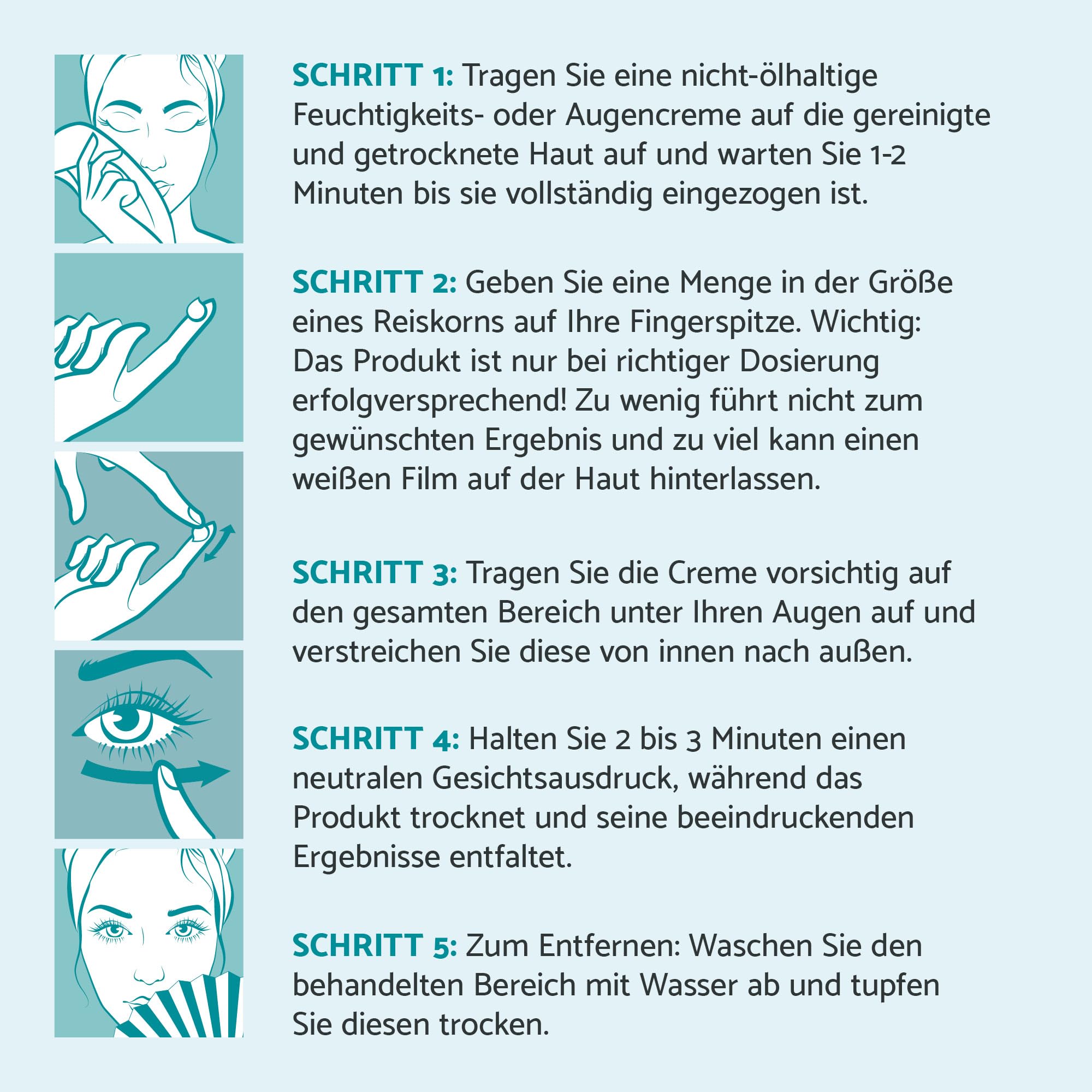 Remescar Anti-Under-Eye Bags Duo – Reduziert Tränensäcke und Augenringe + Tagescreme Augenkontur – Hydratation, Straffung, Frischer Blick, Anti-Müdigkeit, Pflege für empfindliche Haut