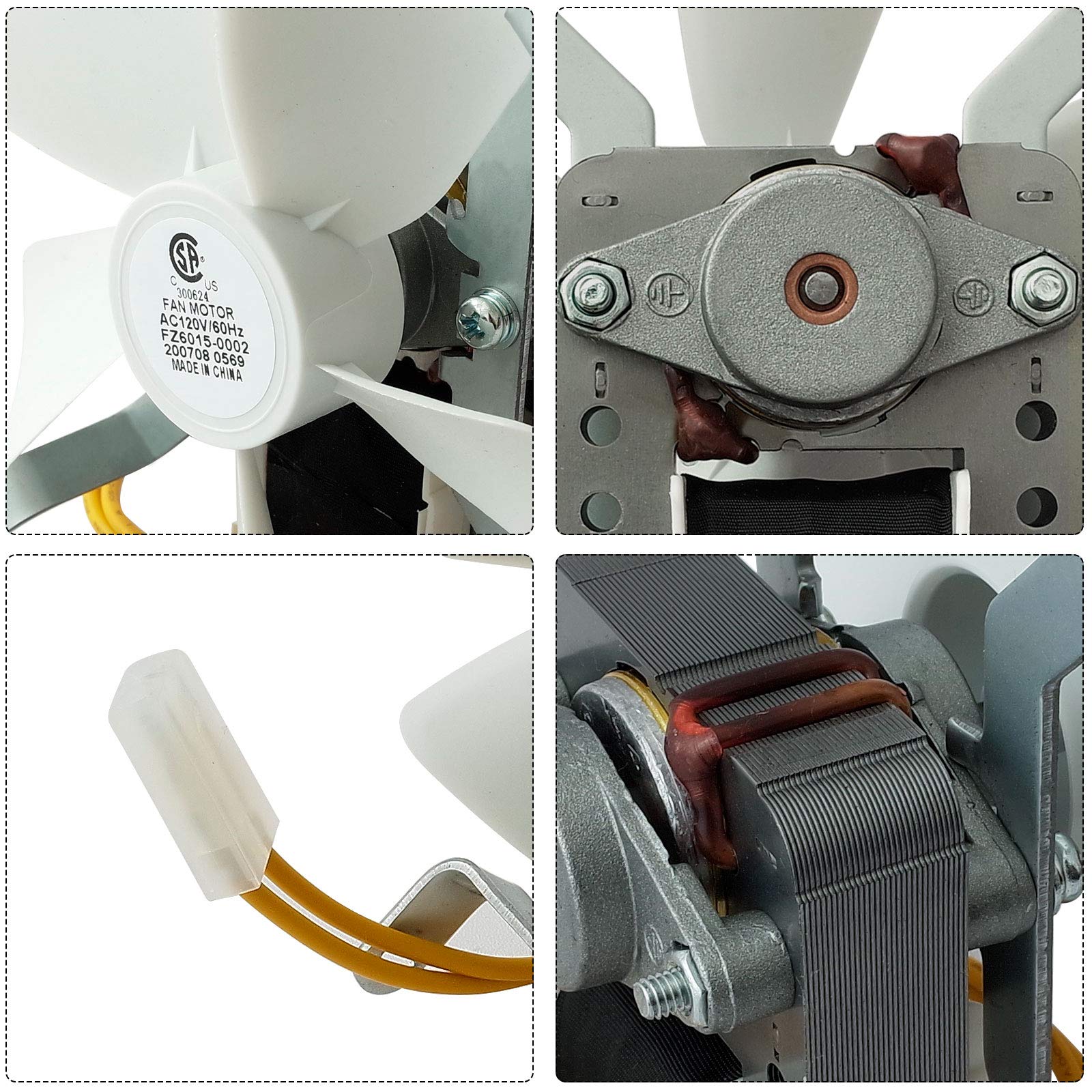 Replacement Fan Motor for Pit Boss & Traeger Pellet Grill Parts, also compatible with Camp Chef & Z Grills Smoker Induction Fan Kit