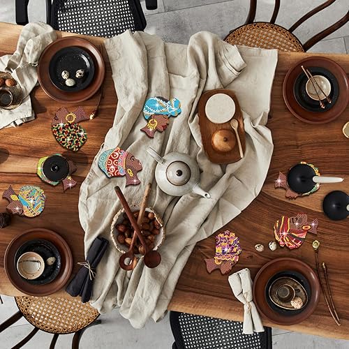 Miniatura 5 de 8 posavasos de pintura de diamantes afroamericanos con soporte para mujeres negras, kits de arte de diamantes para adultos, principiantes,