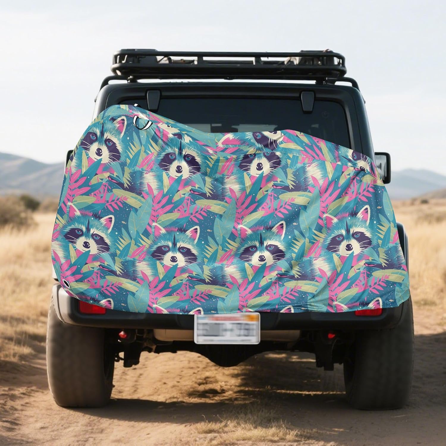 Cute Raccoons Bike Covers Outdoor Waterproof Outdoor Exercise Bike Cover Bikes Storage