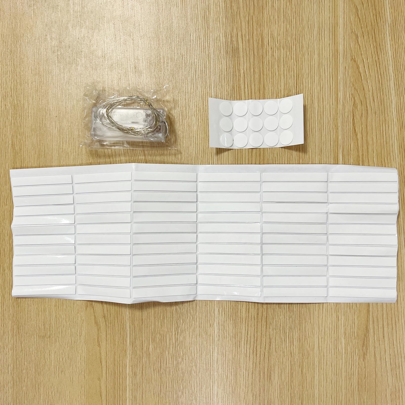 YODAR Double Sided Adhesive Tape，Small Double Sided Round Adhesive Tape & LED Battery Operated String Lights, Accessories Funko pop Display Shelves