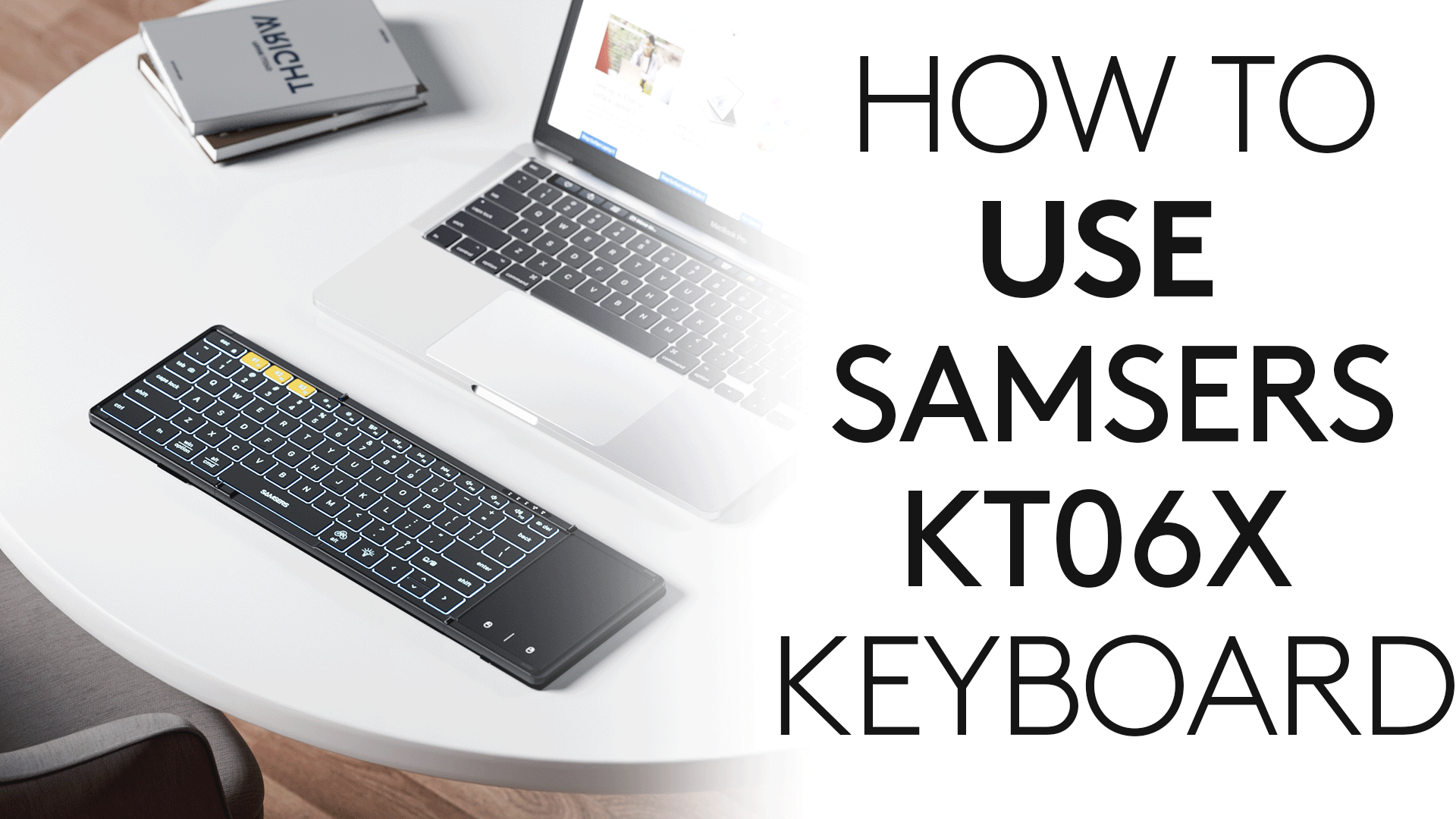 Amazon.com: Samsers Foldable Bluetooth Keyboard with Touchpad