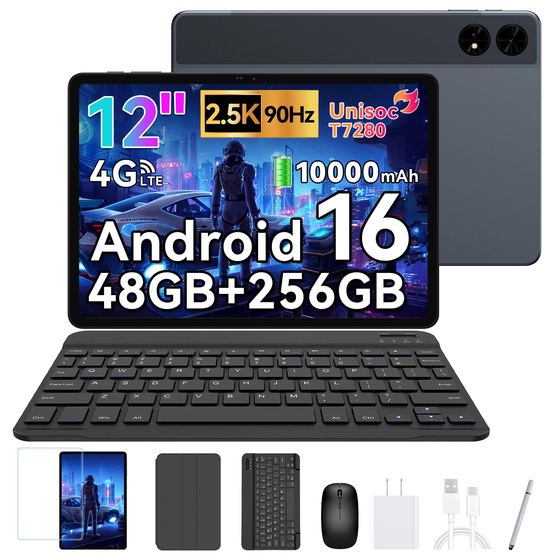 【新品•超大容量】タブレット　アンドロイド　12インチ 楽天市場】12 インチ タブレット android（容量（内蔵ストレージ