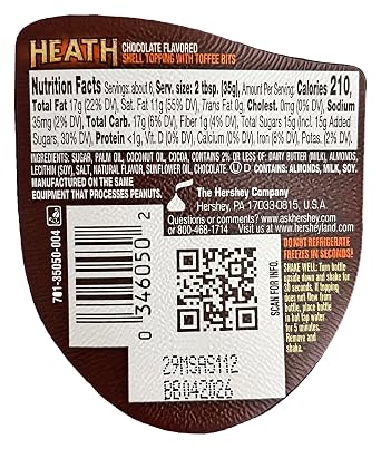 Heath Shell Topping, 7-Ounce Bottle (Pack of 3)