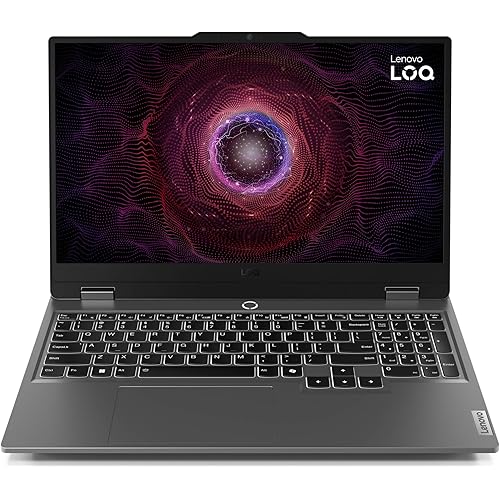 Lenovo LOQ 15 15.6" 1920 x 1080 FHD 144Hz Gaming Laptop AMD Ryzen 7-8845HS 16GB DDR5 1TB SSD NVIDIA GeForce RTX 4060 8GB Luna Grey