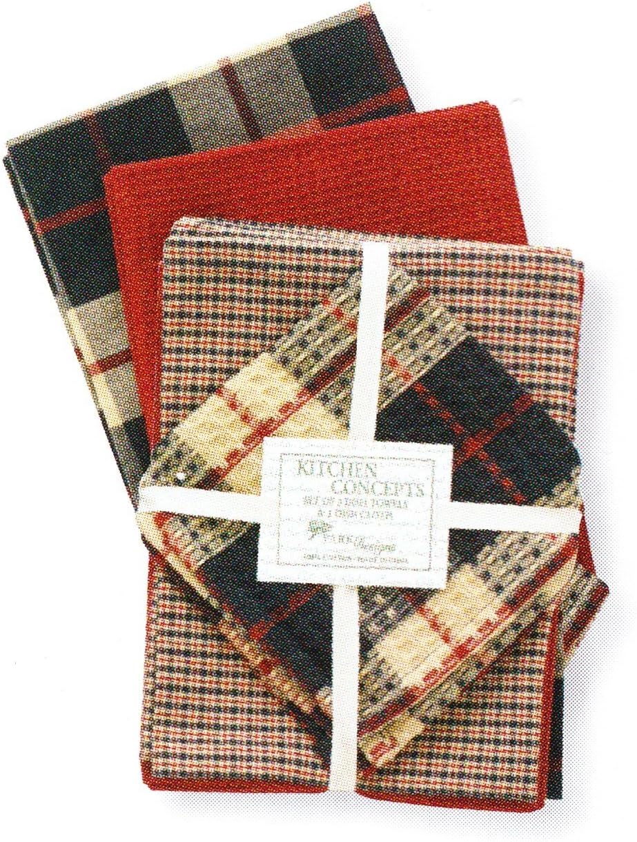 Park Designs Kitchen Concepts Towel Gift Set Freedom Red White & Blue