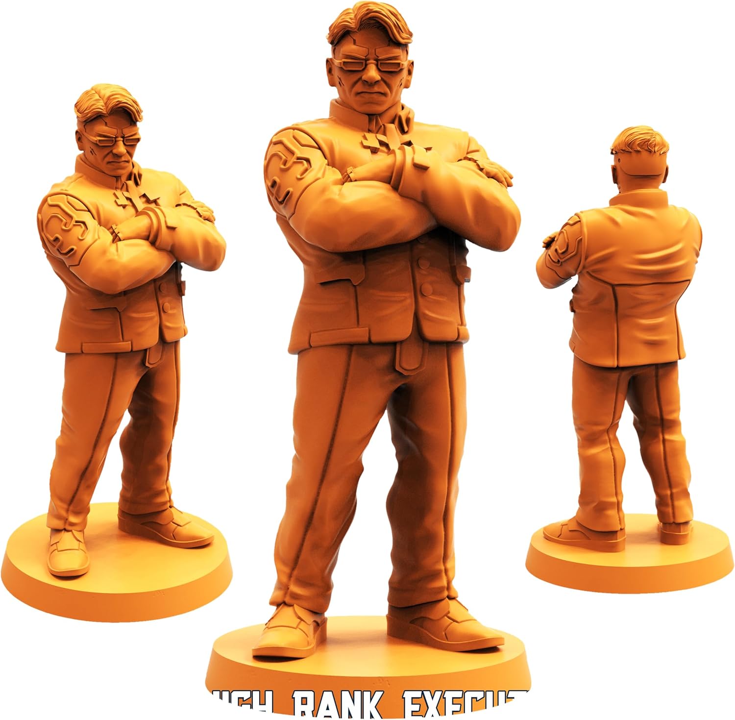 TYL Corporate Peeps Unpainted Miniature for War Gaming | RPG Scale Figures, Detailed Tabletop Board Game Accessories | Realistic Tabletop Miniatures (Combo of 4, 32mm)