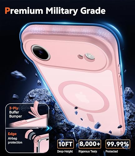 Miniatura 1157 de Fntcase Funda para iPhone 15 Plus y 14 Plus de 6.7 pulgadas, magnética, a prueba de golpes de grado militar, antiamarilleo, delgada, protectora