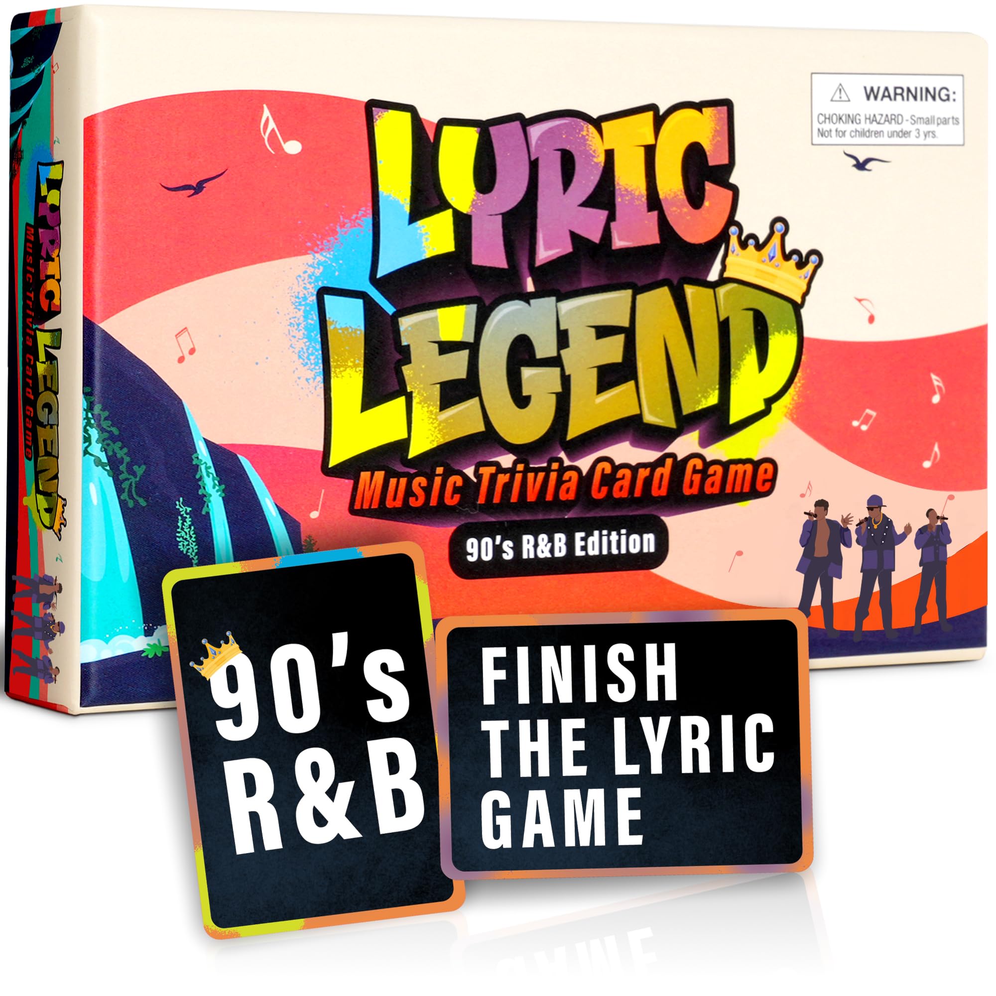 Lyric Legend 90's R&B - Finish The Lyrics Game with Trivia to Argue for The Correct Songs. Great for Gifts, Game Night, and Groups. 144 Songs and a Playlist, You'll Sing Along and Quiz Your Friends!