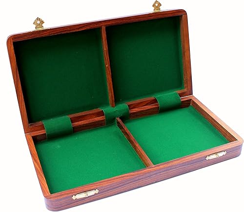 Miniatura 5 de StonKraft Tablero de ajedrez de madera sin piezas para jugadores de ajedrez profesionales, piezas de ajedrez de madera y latón adecuadas disponibles