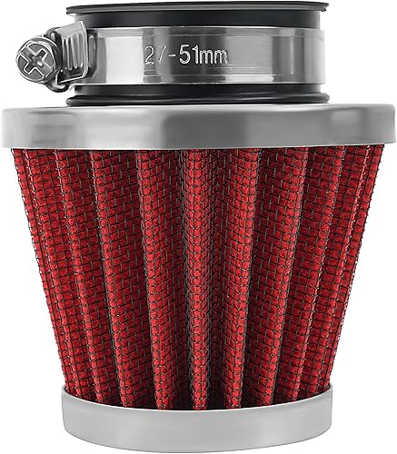 Miniatura 3 de AWSZH 2 filtros de aire de motocicleta de 1.654in para repuesto para ventilación de motocicleta de 50 cc, 70 cc, 90 cc, 110 cc, 125 cc, 150 cc, ATV