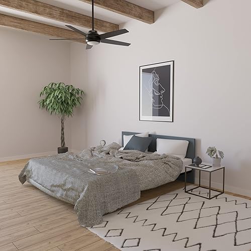 Miniatura 4 de Hunter Fan Company 51694 Zayden - Ventilador de techo, 52, negro mate