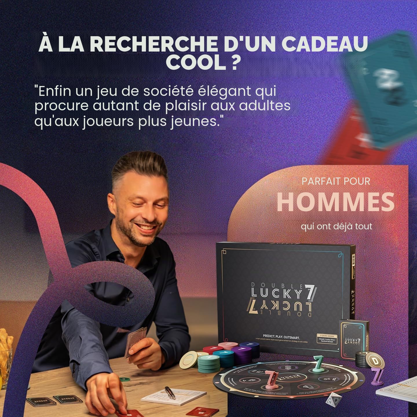 Édition Roue de la Fortune - Nouveau Jeu de société pour Adultes et familles - 2 à 7 Joueurs - Jeu de Plateau et de Cartes en Un - Jeu Familial pour Petits et Grands