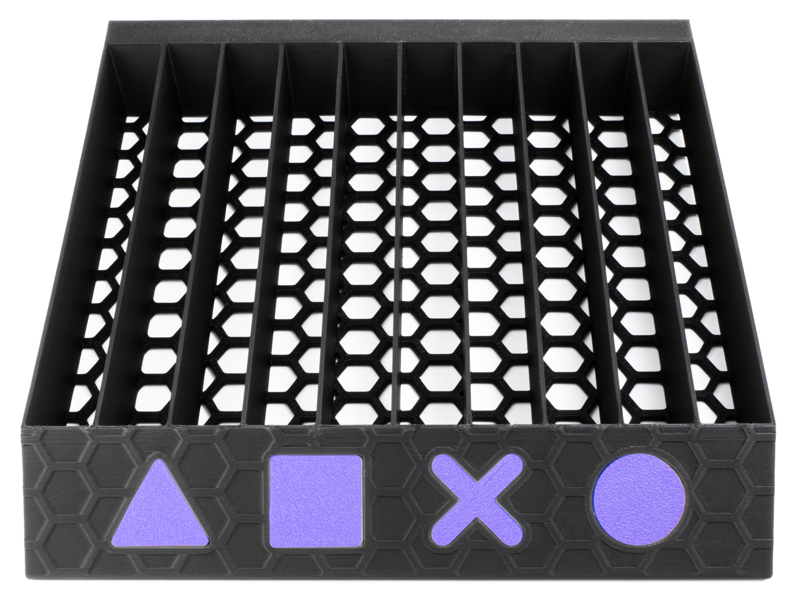 Uniwersalny stojak na płyty CD PS5/PS4 na biurko i ścianę do gier na PlayStation, wielofunkcyjny organizer na płyty z grami, łatwy montaż, oszczędność miejsca, stylowy design, uchwyt na dyski