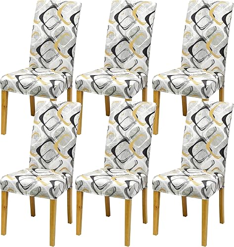 Miniatura 61 de Fundas para sillas de comedor, juego de 2 fundas para sillas de comedor o cocina, lavables, protectoras, para sillas Parsons, para el hogar