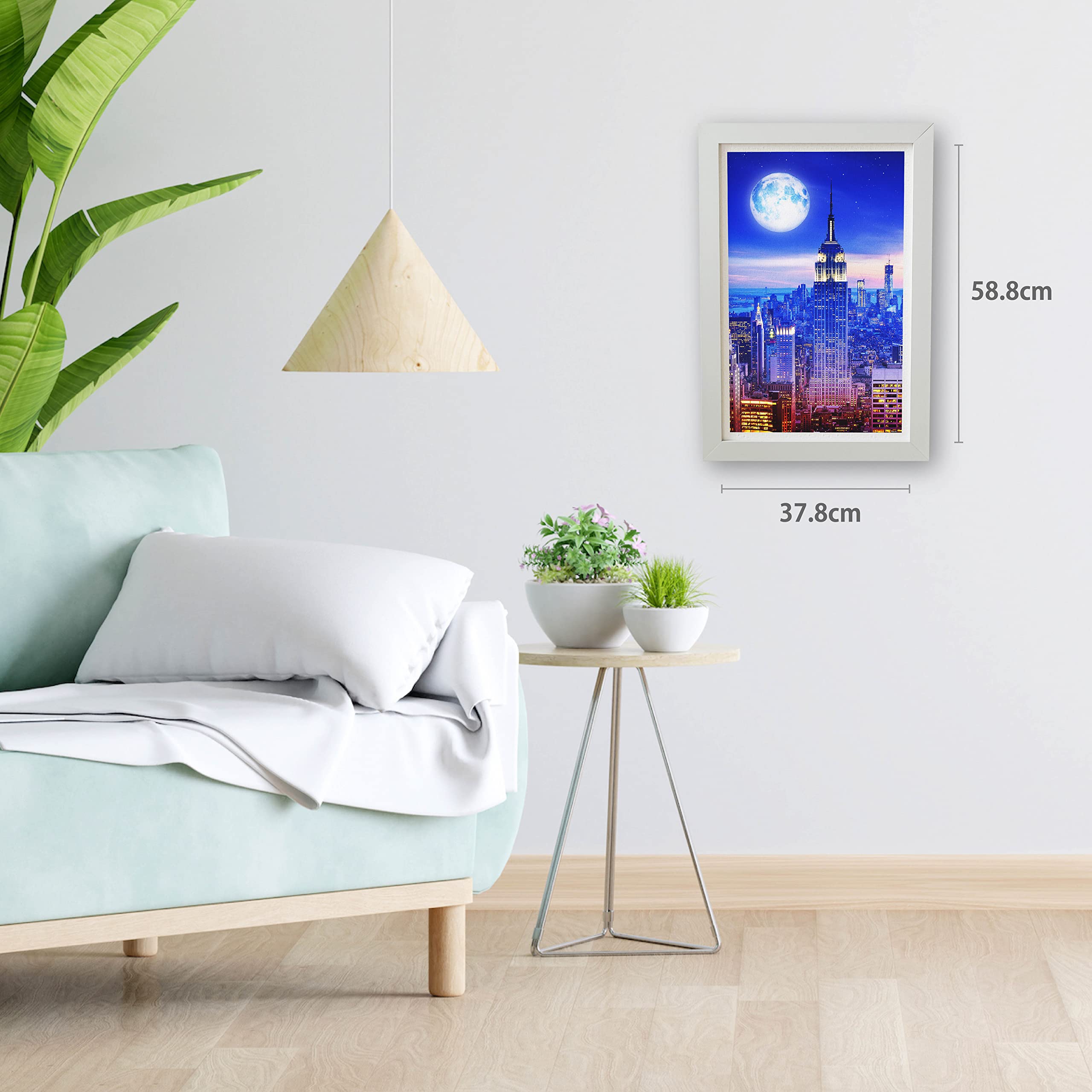 Pintoo - H2653 - Moon Night Series - Empire State Building - Puzzle plastikowe 1000 elementów
