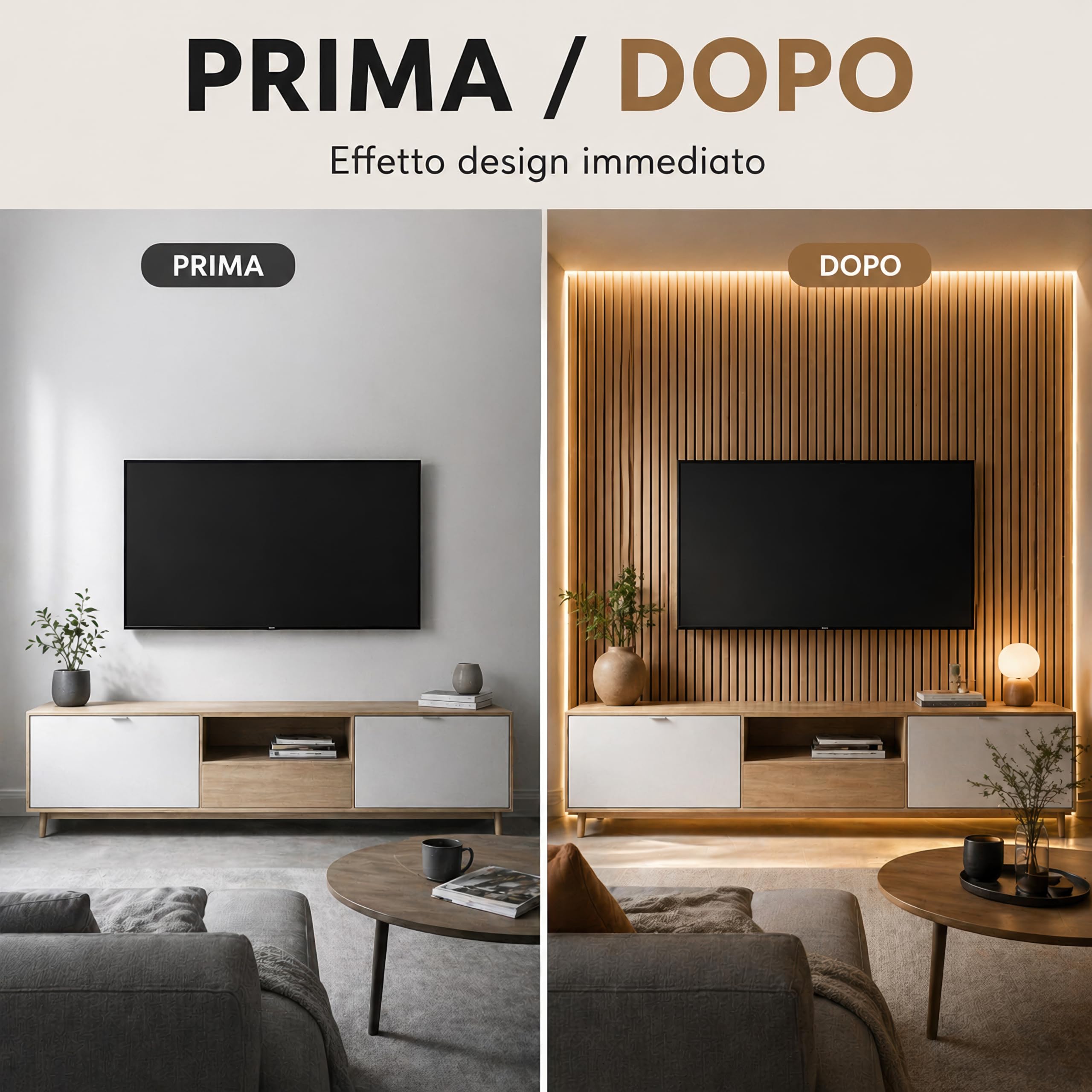 Lot de 4 panneaux acoustiques en bois plaqué, 60 x 120 cm, panneaux décoratifs pour murs 3D, panneaux acoustiques pour plafond, salon et bureau, chêne miel