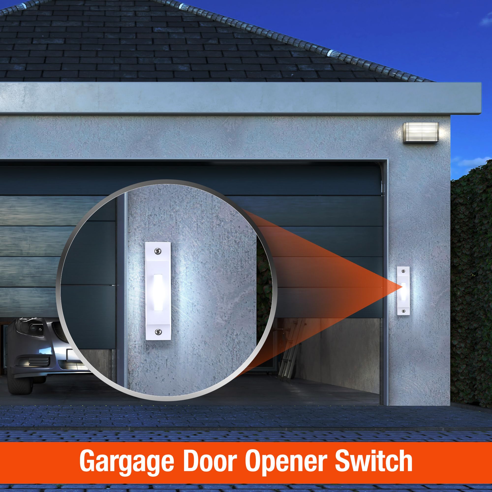 Snapklik.com : Enhon LED Lighted Doorbell Button, Solid And Sleek Metal ...