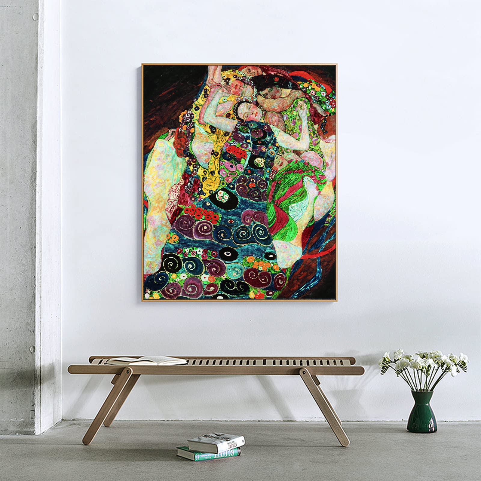 Amazon.com: ZZPT Gustav Klimt Wall Art - The Virgins