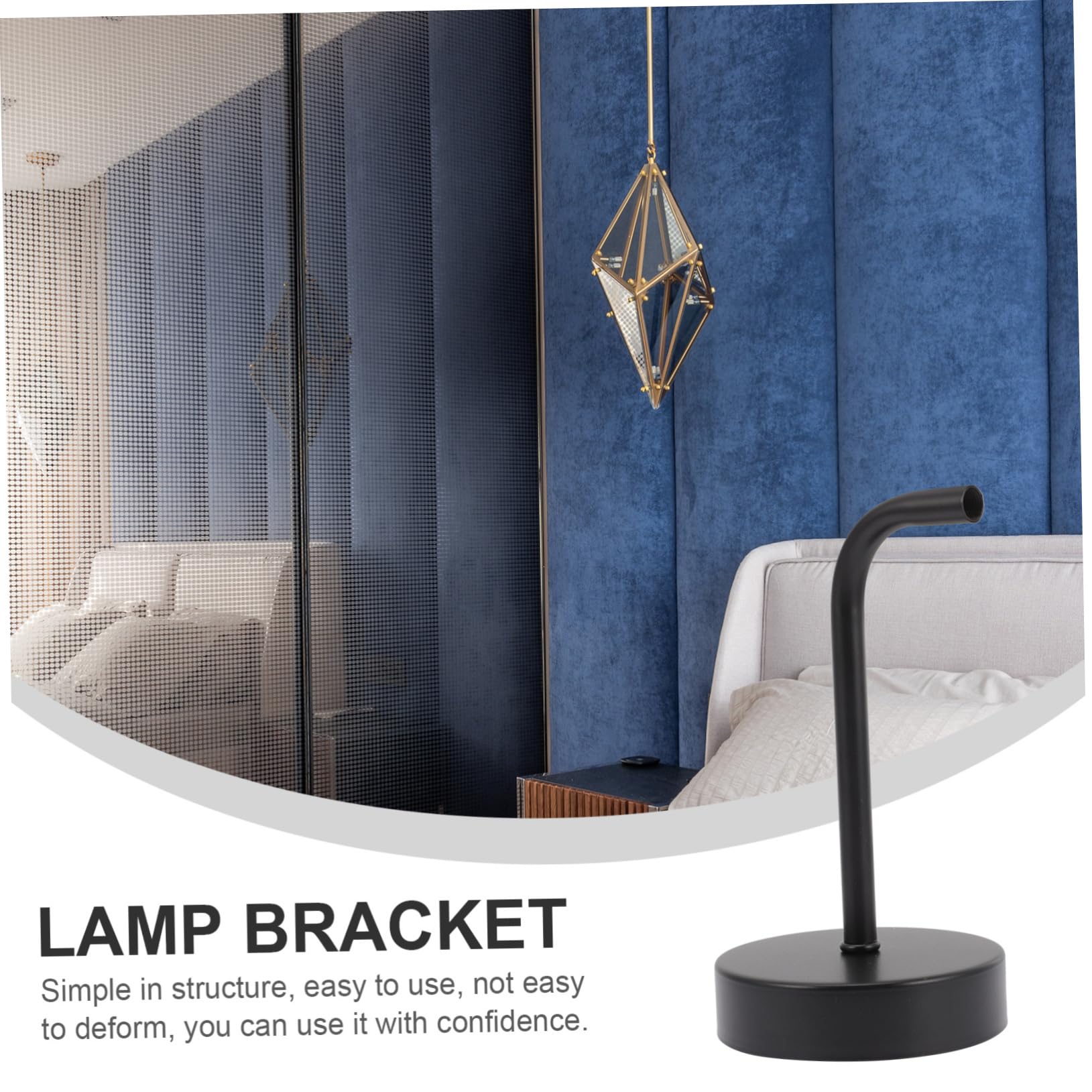 DOITOOL Staffa Per Lampada Da Parete in Metallo Set 2 Pezzi Supporto Braccio Oscillante Per Lampade Industriali E Lampade a Muro Montaggio Facile E Stabile Per Illuminazione Interni
