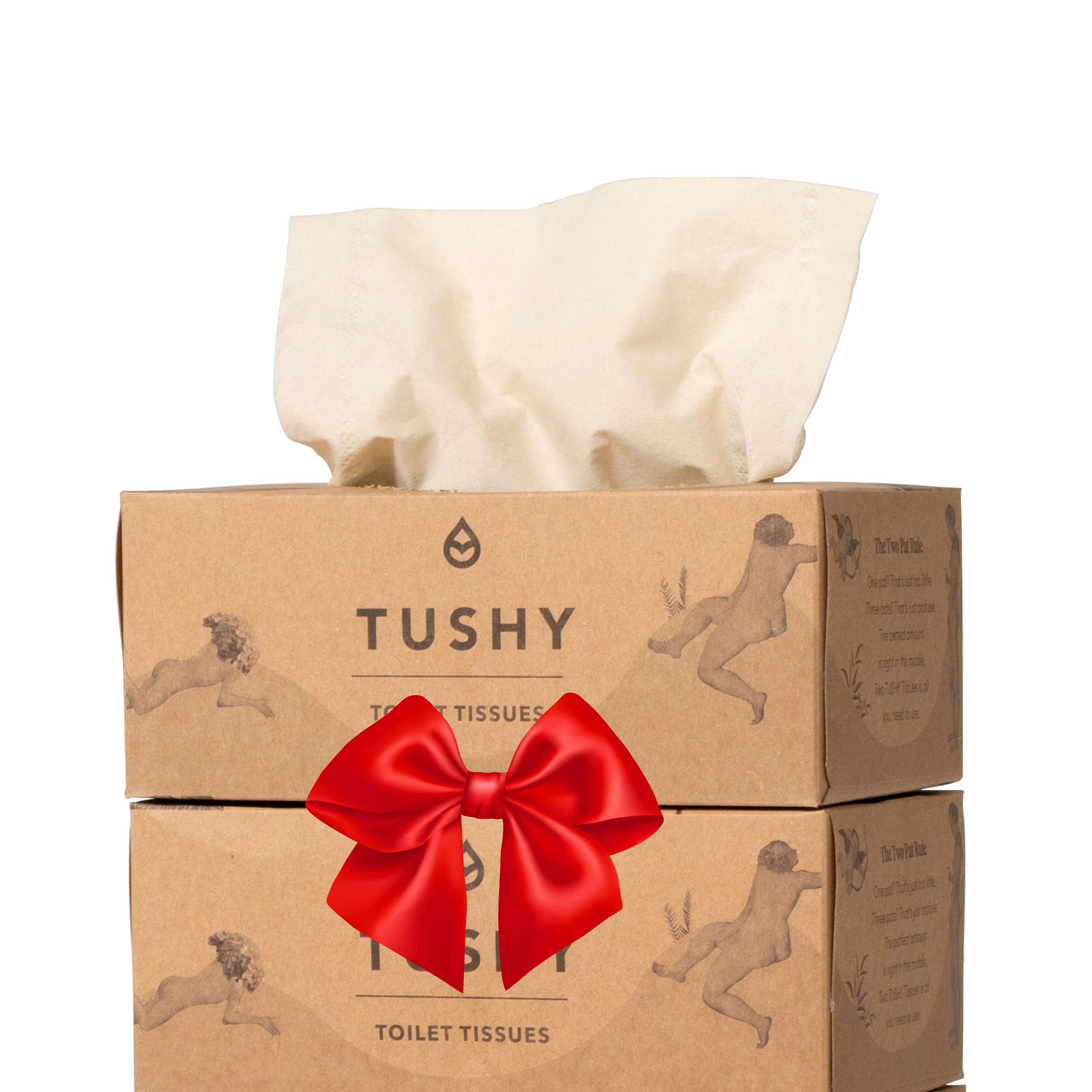 TUSHY Bamboo Toilet Tissue Individual 4ply Flushable Paper