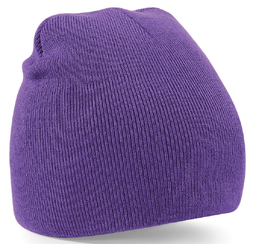 Beechfield Men's Purple Unisex Original Pull-On Beanie