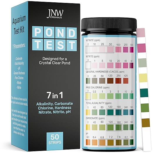 Pond Test Strips 71 Pond Water Testing Kit with Ebook