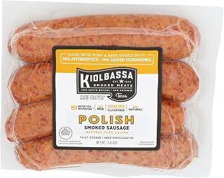 Kiolbassa Smoked Meats Polish Pork & Beef Smoked Sausage, 11.4 Oz