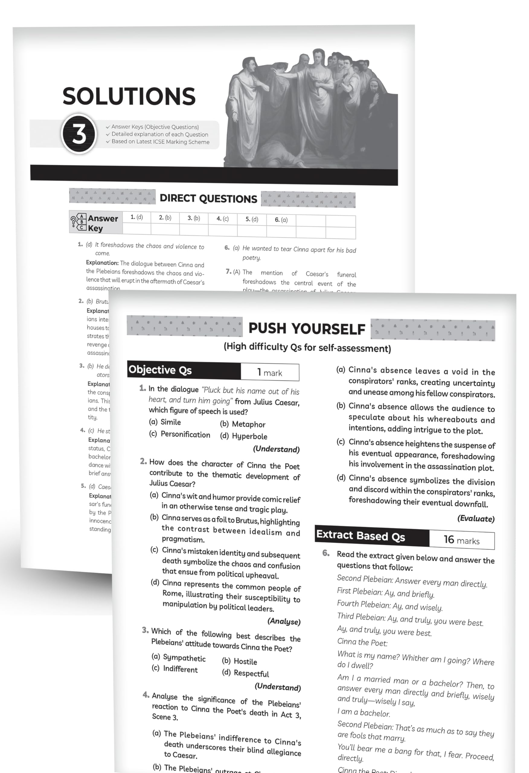 Educart ICSE Class 10 English Literature One Shot Question Bank 2025 for 2024-25 Exam 4