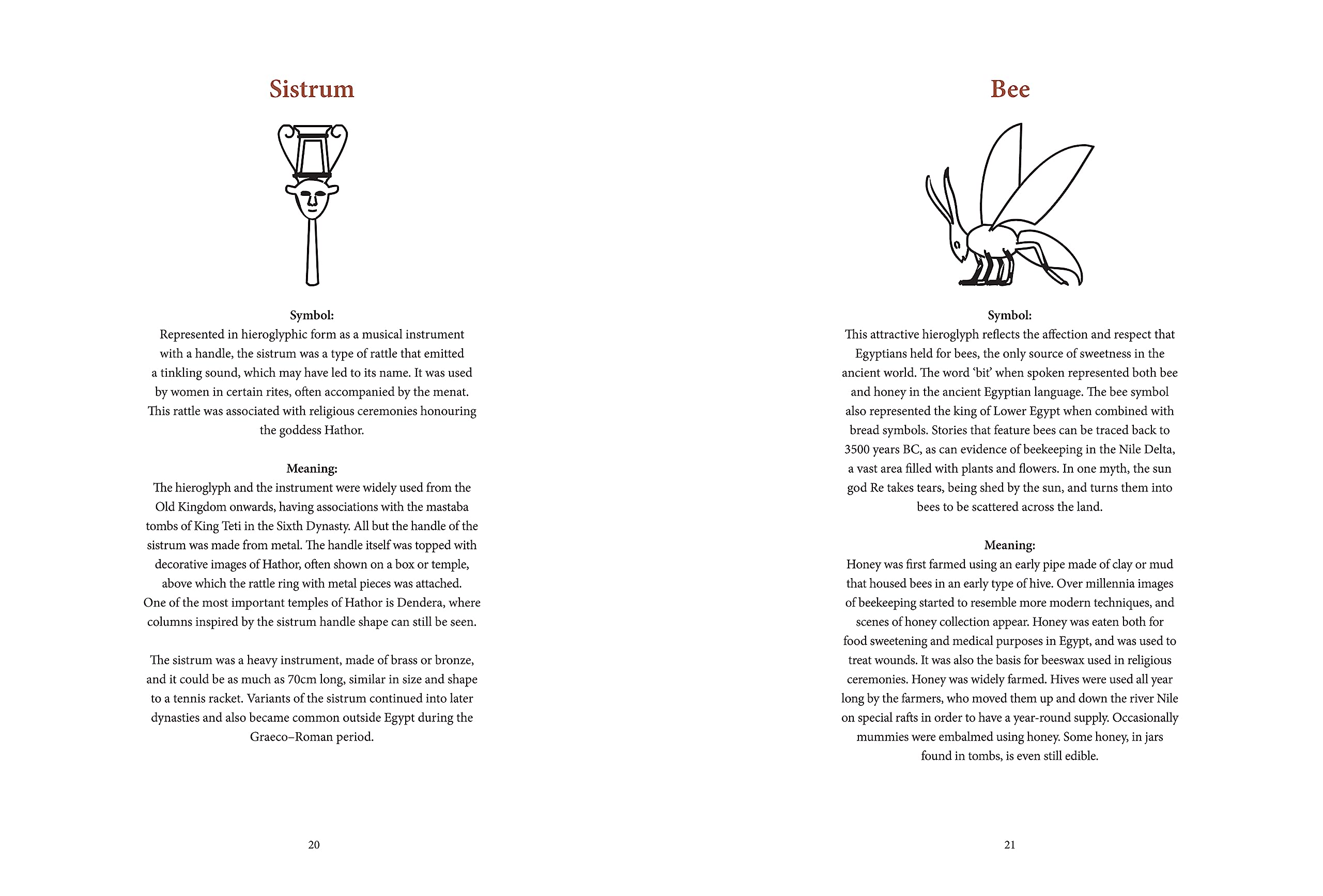 Ancient Egyptian Hieroglyphs Illustrated: A Formal Writing System Used in Ancient Egypt (Chinese Bound Illustrated)
