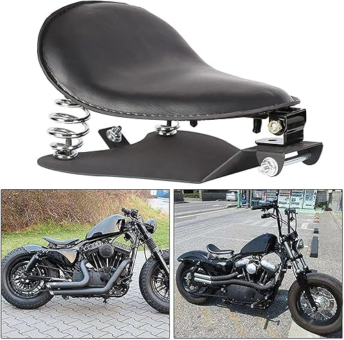 Miniatura 2 de Soporte de resorte de asiento de motocicleta de acero para asiento de motocicleta, soporte de placa base de montaje para Bobber Chopper, Popular