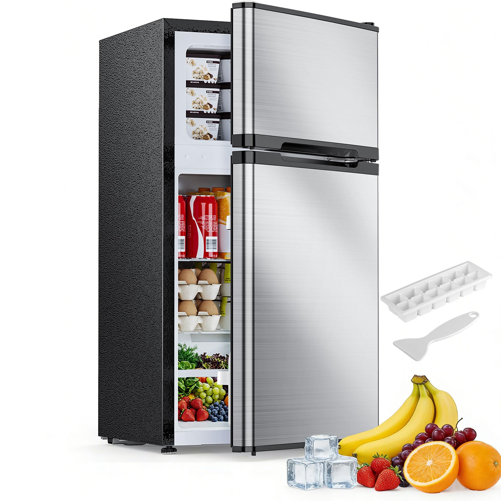 Electactic 2.5 Cu.Ft Mini Fridge with Freezer