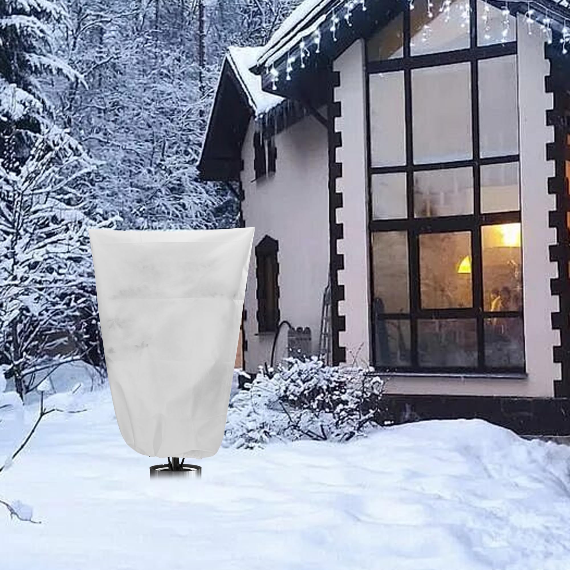 Housse D'Hiver Non-Tissée Virylon - Protection Contre Le Gel Pour Plantes En Pot 80x120 Cm - 14