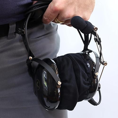 Miniatura 7 de KORE AVIATION 100% Cotton, Washable, Double Knit, Cloth Ear Cover for Aviation, Racing, Gaming, Hunting, Safety Style Headset