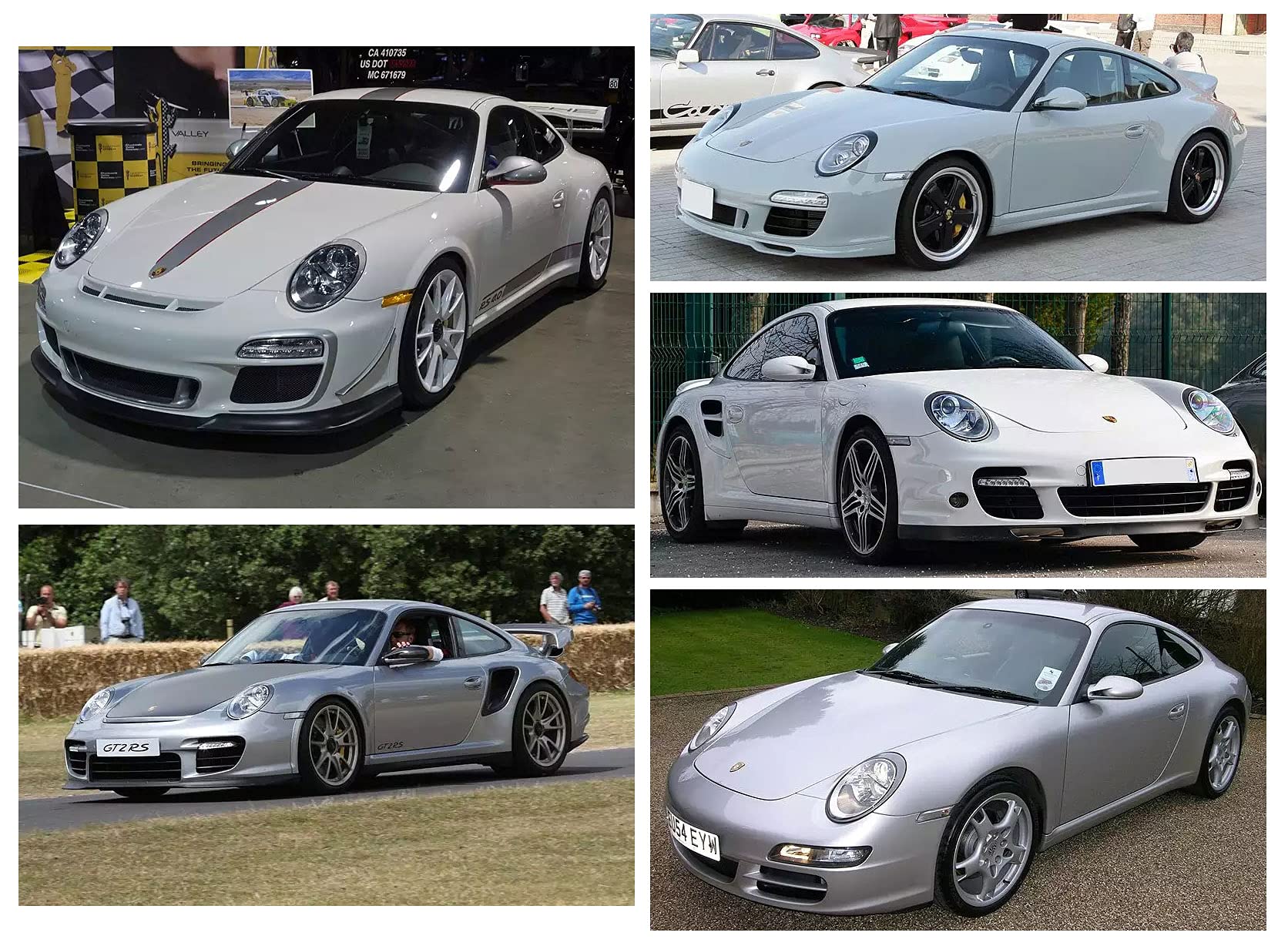 Real Carbon Fiber Eyebrow Eyelid Headlight Cover Compatible for Porsche 911 997 Carrera 4 4S GTS GT3 Turbo 2005 06 07 08 09 2010 2011 2012