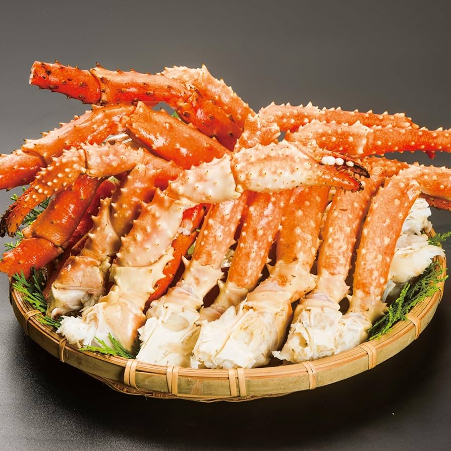 カニ　根付　天然素材 Amazon.co.jp: 快適生活 大型ゴールデンキングクラブ肩付き脚