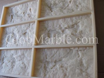 GlobMarble Rubber Molds for Plaster, Concrete, Cement Stone 1101