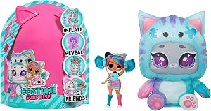 L.O.L. Surprise! Tweens Costume Surprise Muñeca de Moda Emma Emo con Disfraz Hinchable de Gatita Verde Azulado y Sorpresas que Incluyen Moda y Accesorios Fabulosos – Ideal para Niños Mayores de 4 Años