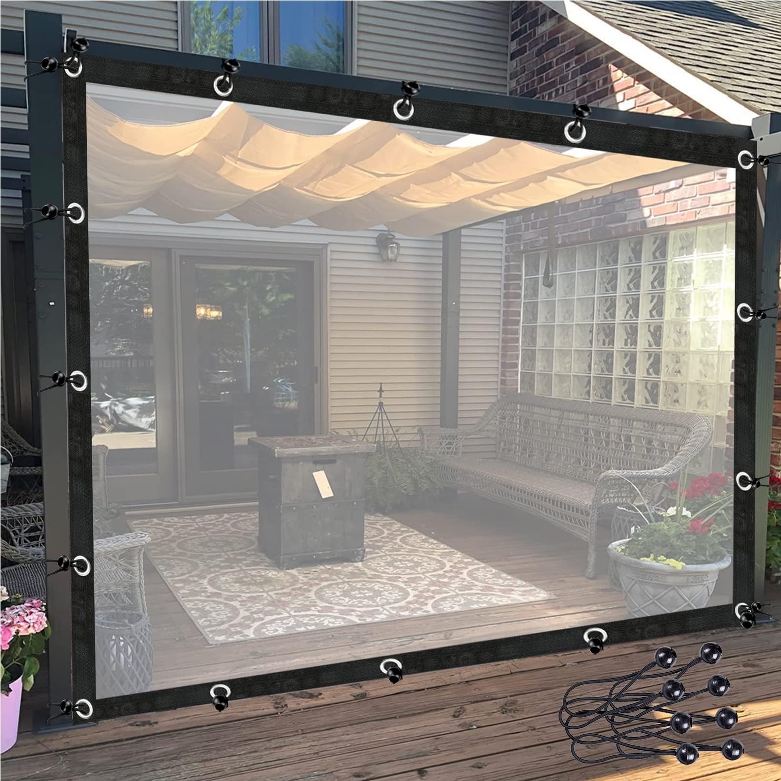 tenda in pvc per esterno