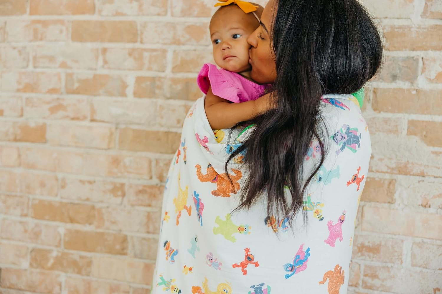 Copper Pearl Jumbo 3-Layer Blanket: Soft Quilts for Boys & Girls | Breathable, Cozy Toddler Blanket | Newborn Quilt | Premium Polyester/Rayon | 46x46 - Sesame Friends