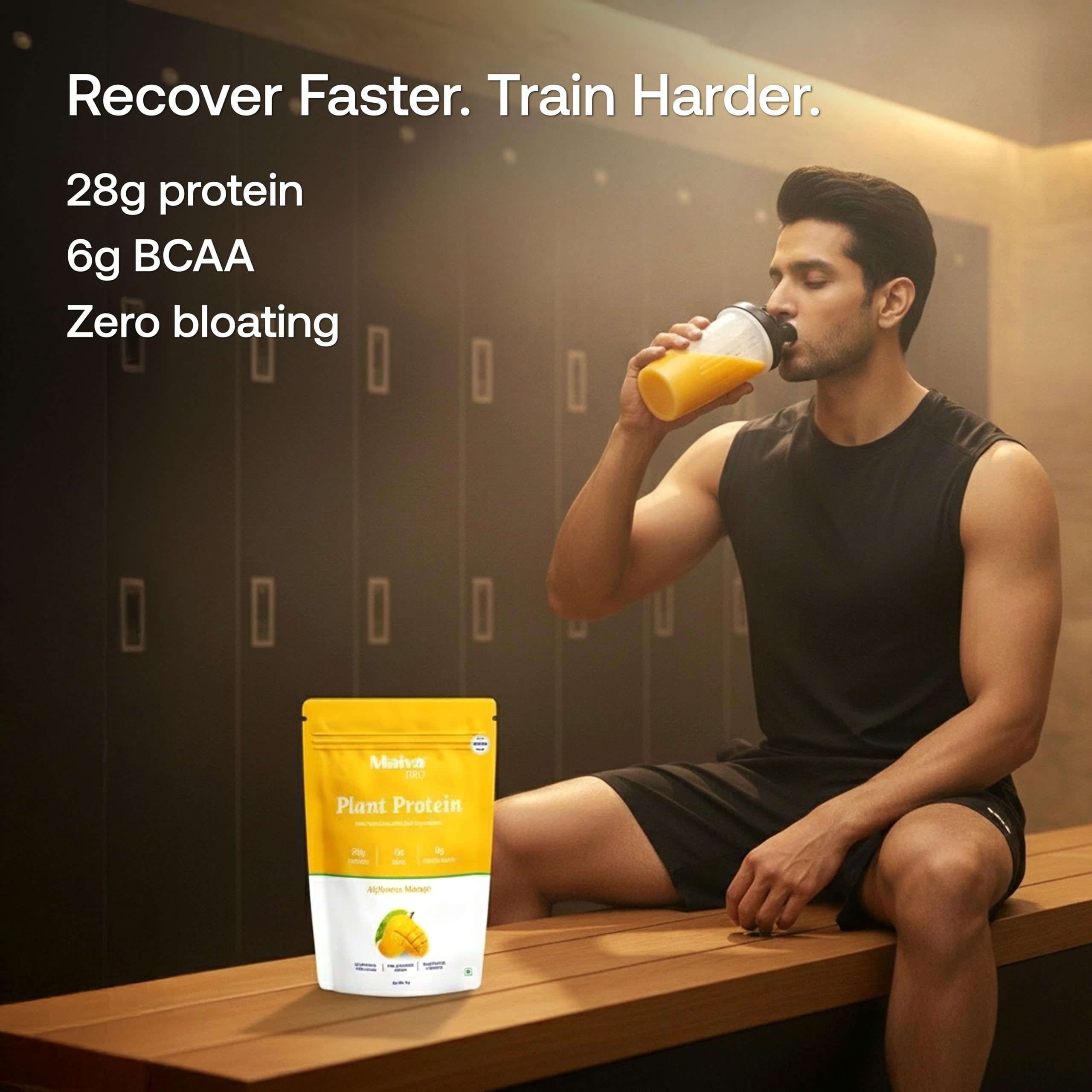 Maiva Pro Plant Protein Powder - 1kg - Alphonso Mango | 28g Protein, Pea Protein Isolate | No Artificial Sweeteners | Easy to Digest, Light on Stomach | No Bloating | Vegan, Lactose Free — Amazon image 11