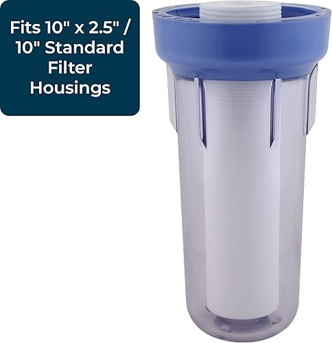 Miniatura 5 de SpiroPure - Filtro de sedimento de polipropileno de 25 micrones (24 unidades)