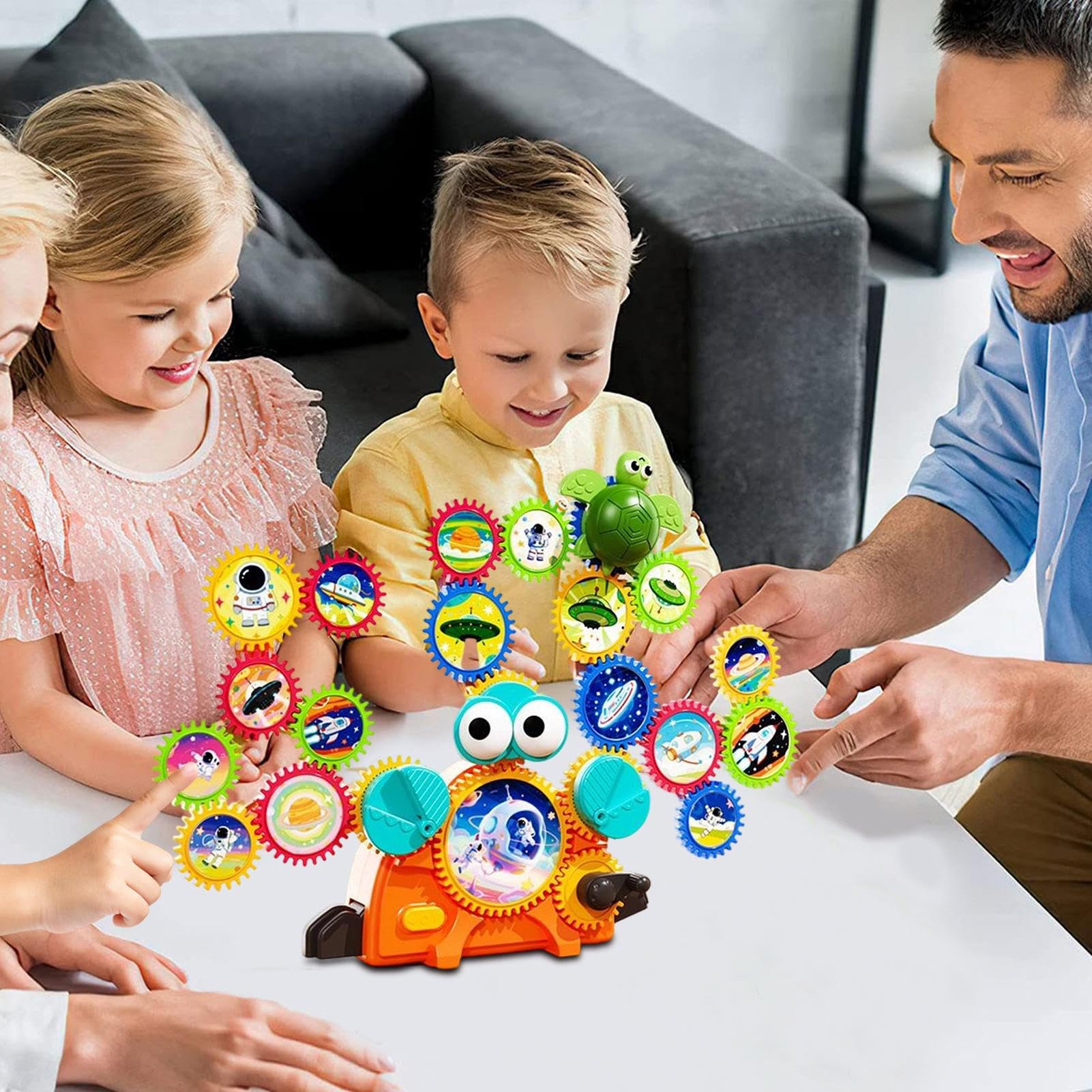 Generico Giochi ad Ingranaggi attività Educative | Giocattoli STEM Da Costruzione Per Ragazzi E Ragazze Feste Di Compleanno Casa Scuola Infanzia Scuola Viaggio Spiaggia