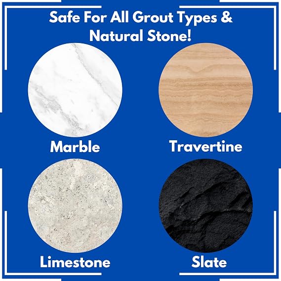 Black Diamond Stoneworks Ultimate Grout Cleaner for Tile Floors Acid-Free Deep Cleaner Removes Grease, Dirt & Soap Scum Without Damaging Grout Safe for Marble and All Natural Stone (1-Quart)