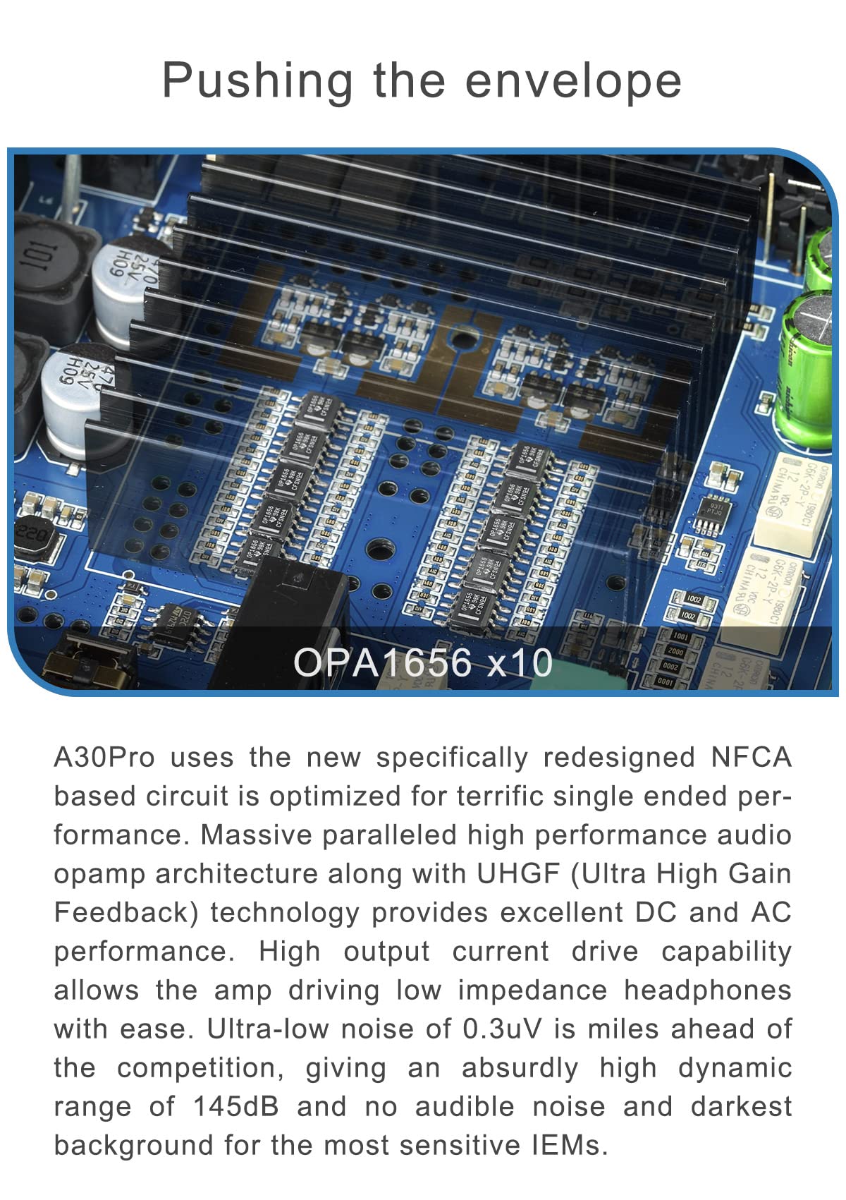 TOPPING A30Pro Amplificatore Cuffie NFCA – Uscita Bilanciata XLR 4.4mm 6.35mm, 6000mW, THD 0.00006%, Alimentazione 100-240V