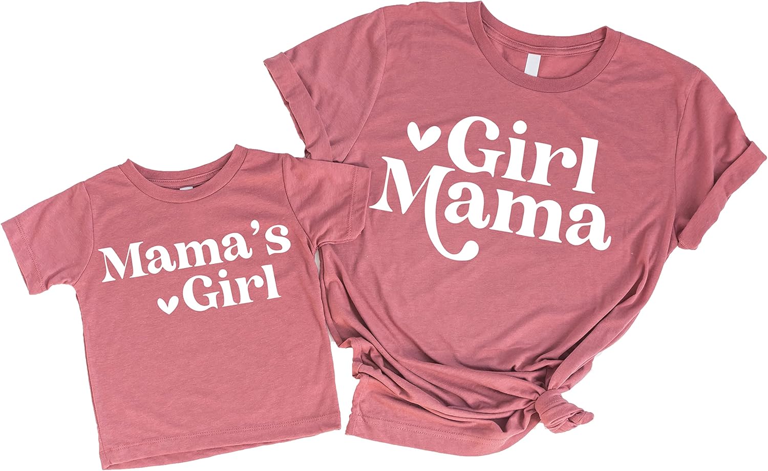 Olive Loves Apple Mommy & Me Adorable Girl Mama Mama's Girl Matching Shirts for Kids & Adults