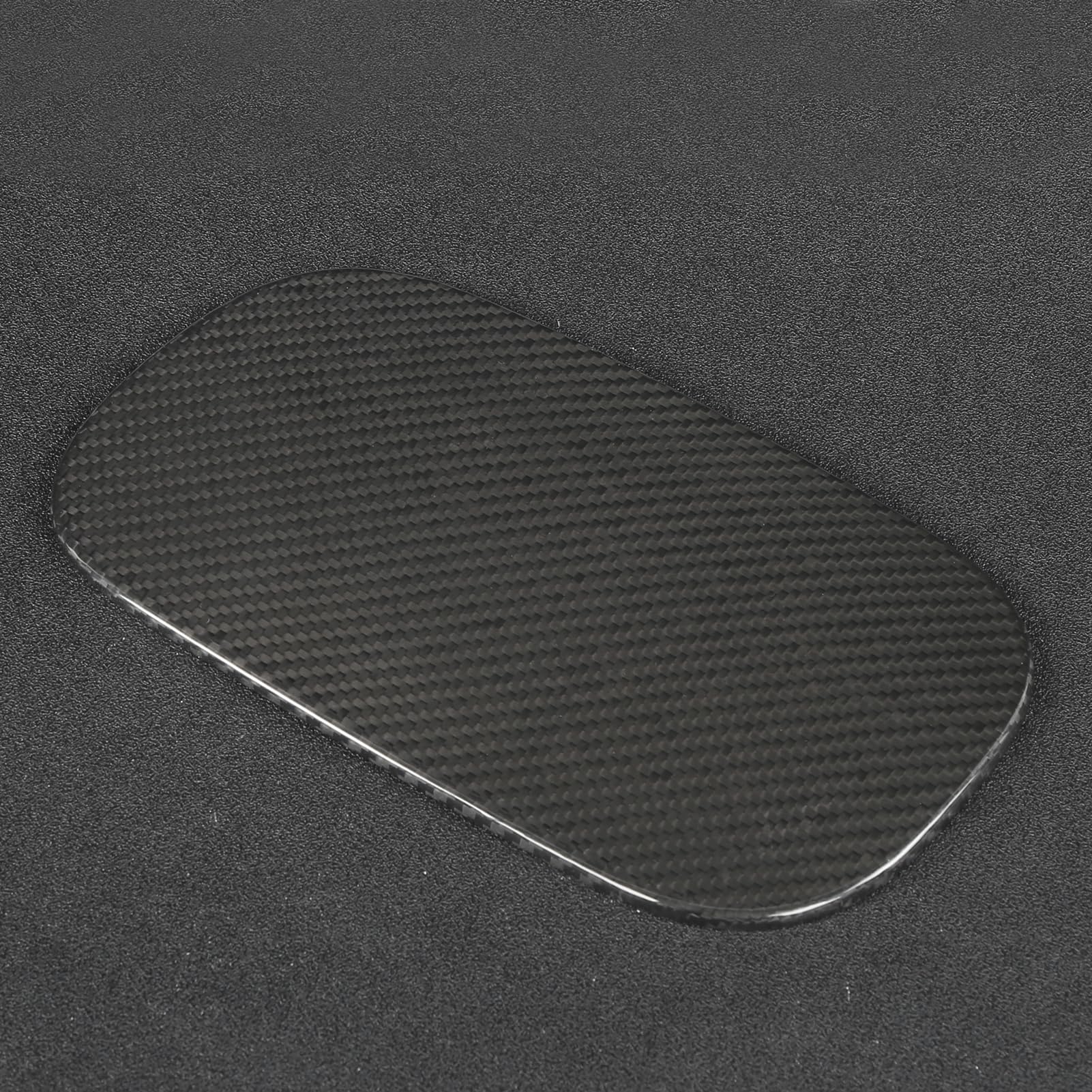 Ausla Pokrywa Zbiornika Paliwa Wykończenie Korka Wlewu Paliwa z Włókna Węglowego Czarny 241x136 Mm Osłona Chroniąca Przed Zarysowaniem Lekka Dekoracja Zewnętrzna dla Sterowników XC60 2018 2019 2020
