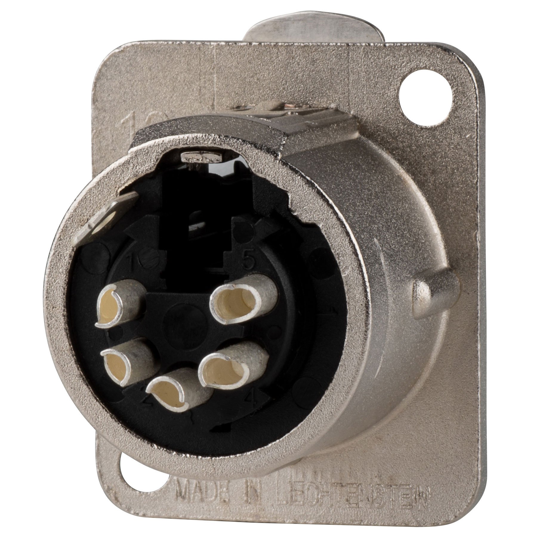 Neutrik NC3MDL1 XLR Einbaubuchsen Male – 3-polig, Packung Mit 3 Stück, Für Panel-Montage